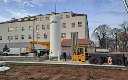 Nowy zbiornik na tlen już jest!