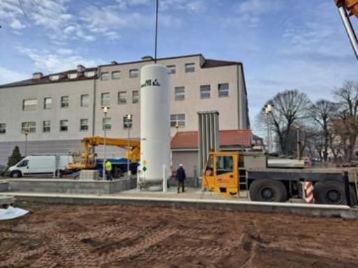 Nowy zbiornik na tlen już jest!