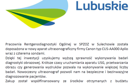 Nowy aparat USG